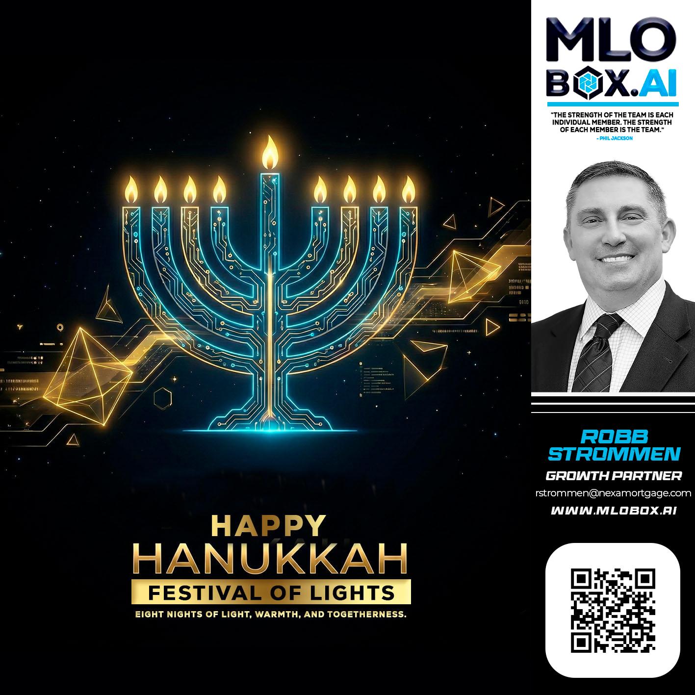 happy Hanukkah - Robb Strommen -Mortgage Loan Officer