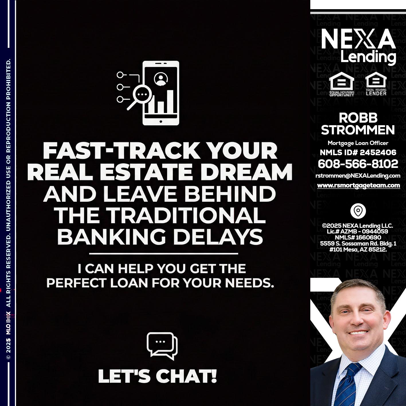 FAST TRACK - Robb Strommen -Mortgage Loan Officer