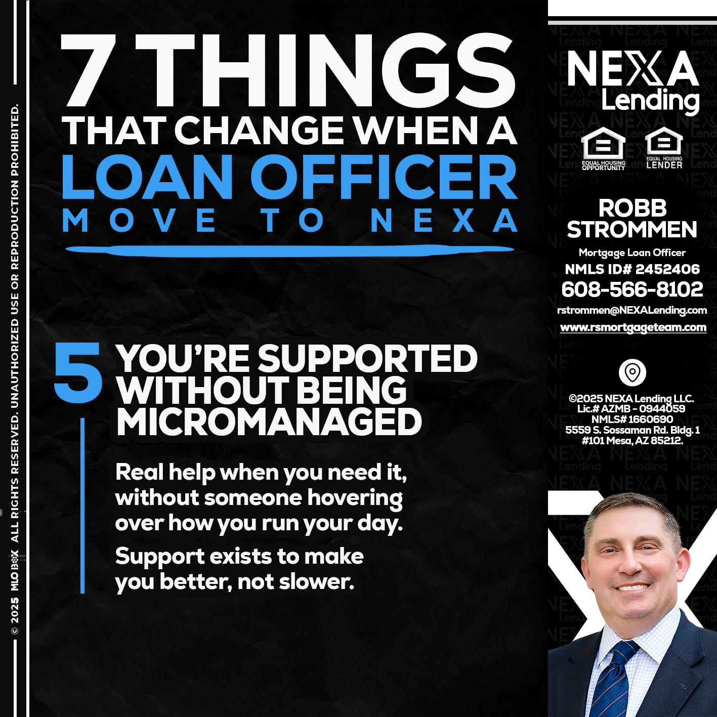 7 THINGS (5) - Robb Strommen -Mortgage Loan Officer