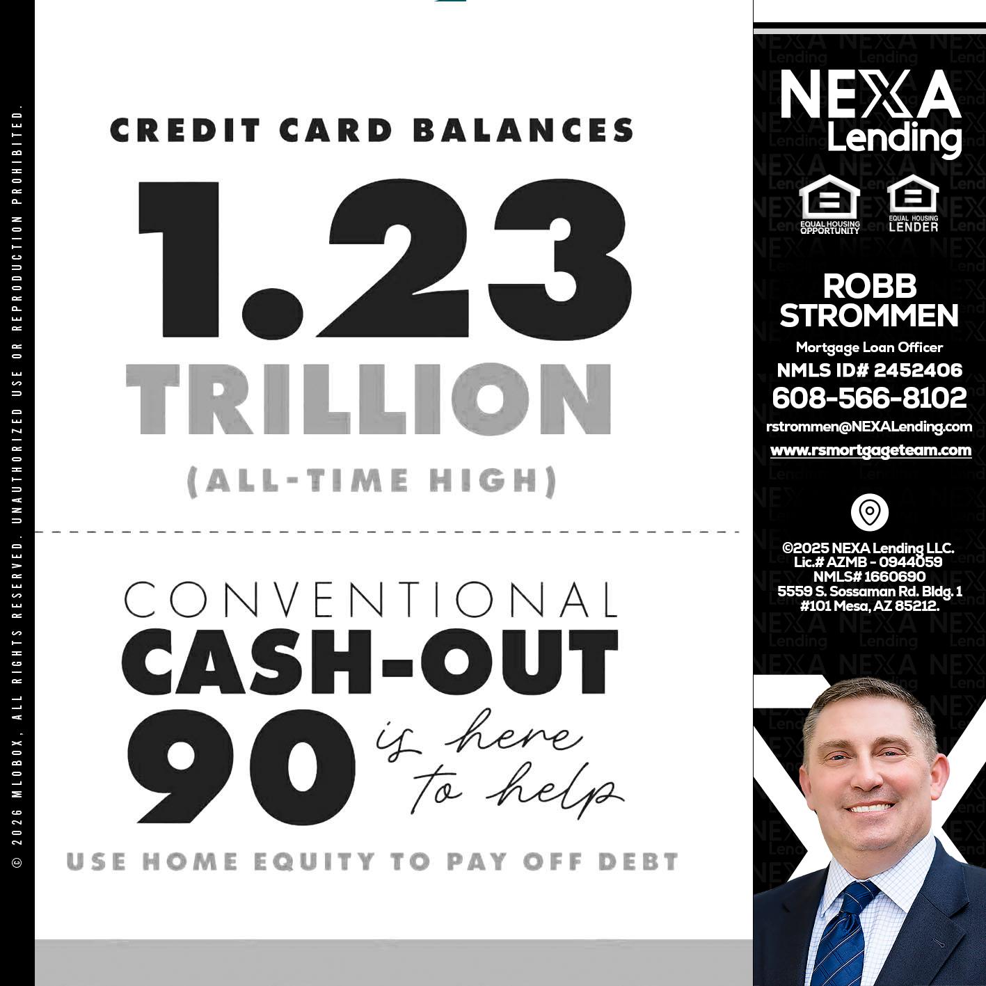 CREDIT CARD BALANCE - Robb Strommen -Mortgage Loan Officer