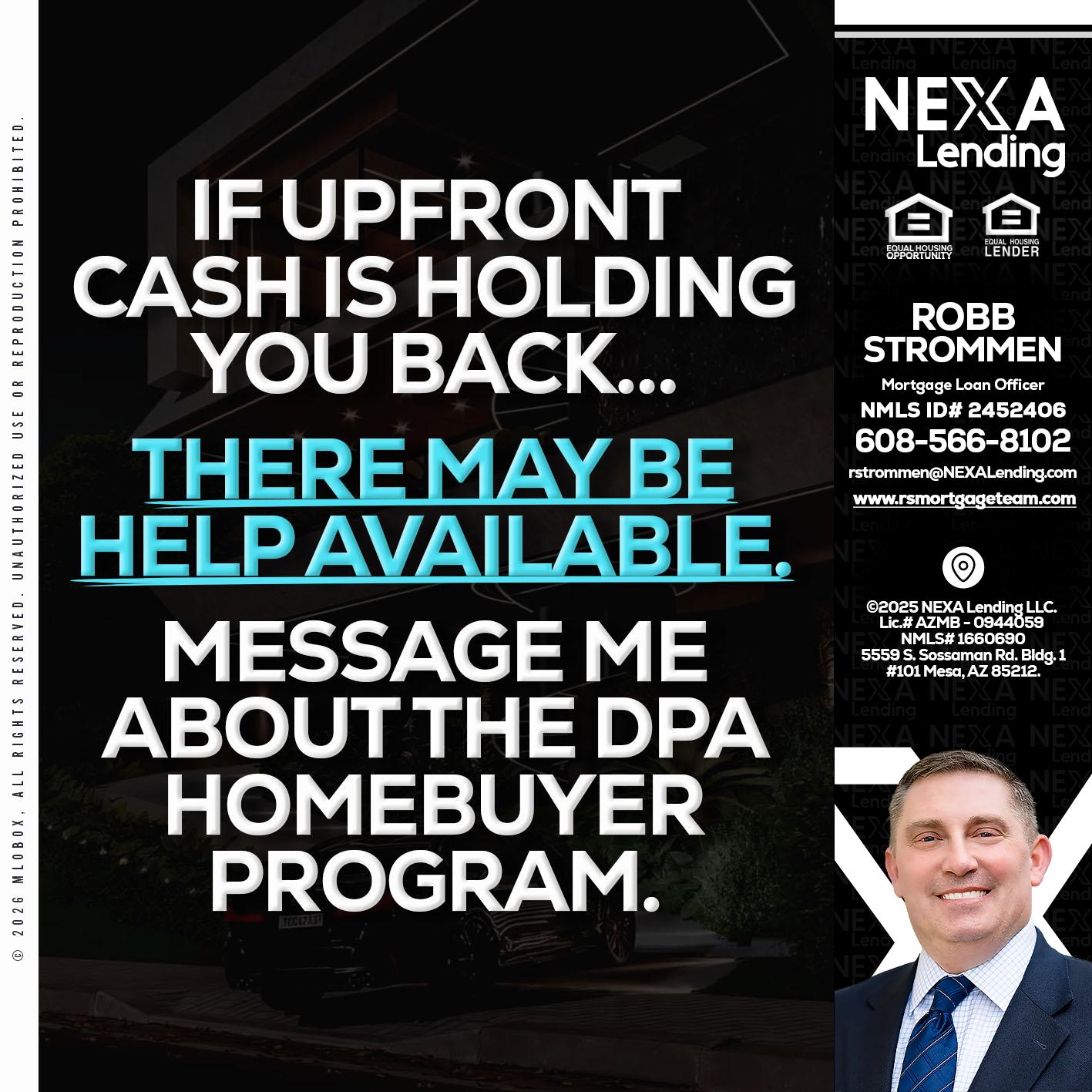 IF UPFRONT - Robb Strommen -Mortgage Loan Officer