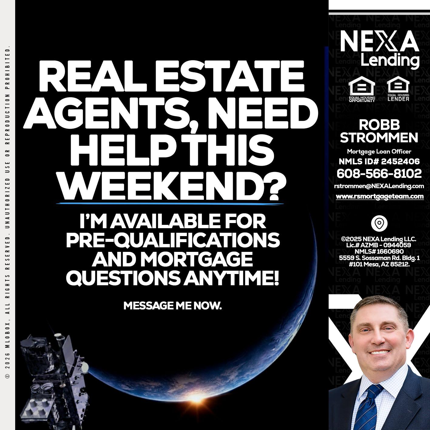 REAL ESTATE AGENTS - Robb Strommen -Mortgage Loan Officer