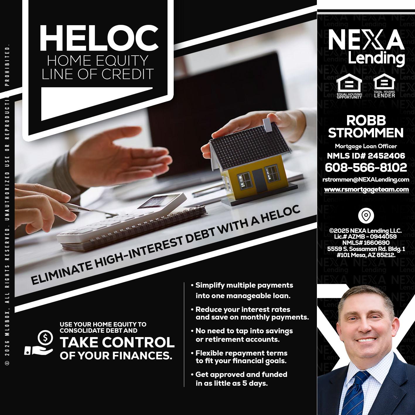 HELOC - Robb Strommen -Mortgage Loan Officer