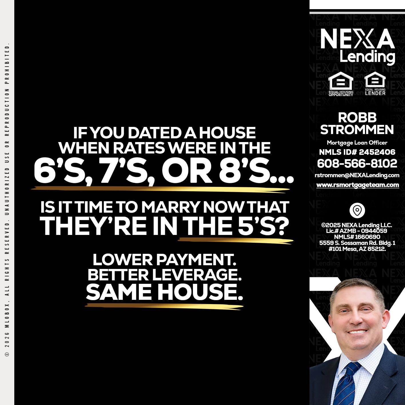 if you dated a house - Robb Strommen -Mortgage Loan Officer