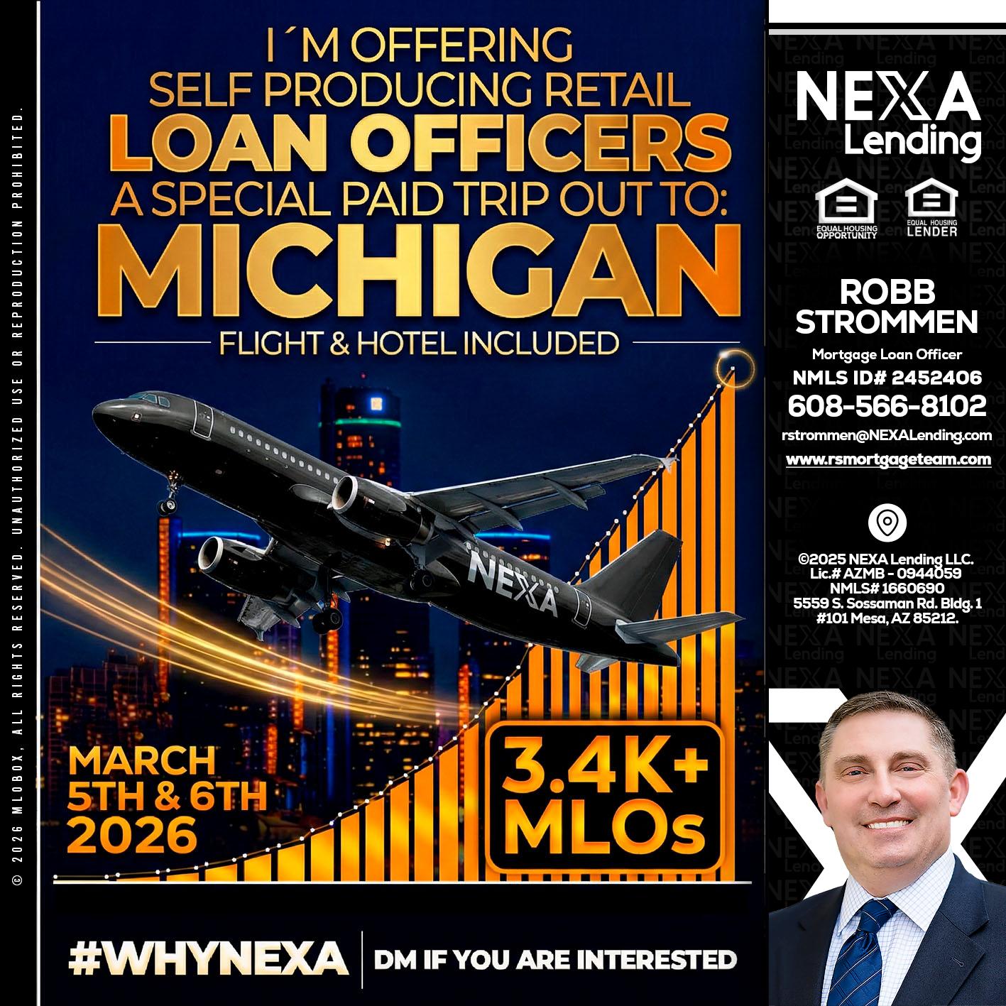 MICHIGAN - Robb Strommen -Mortgage Loan Officer