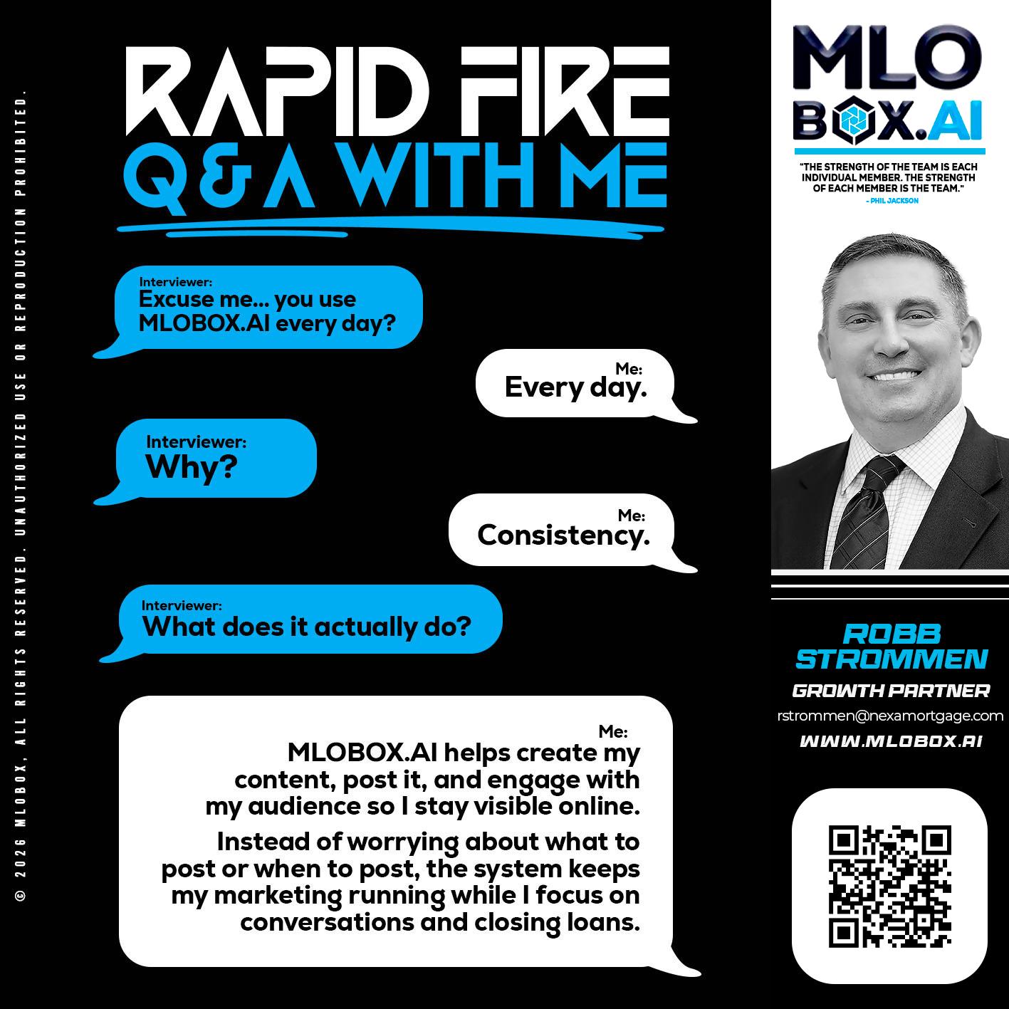 RAPID Q&A - Robb Strommen -Mortgage Loan Officer