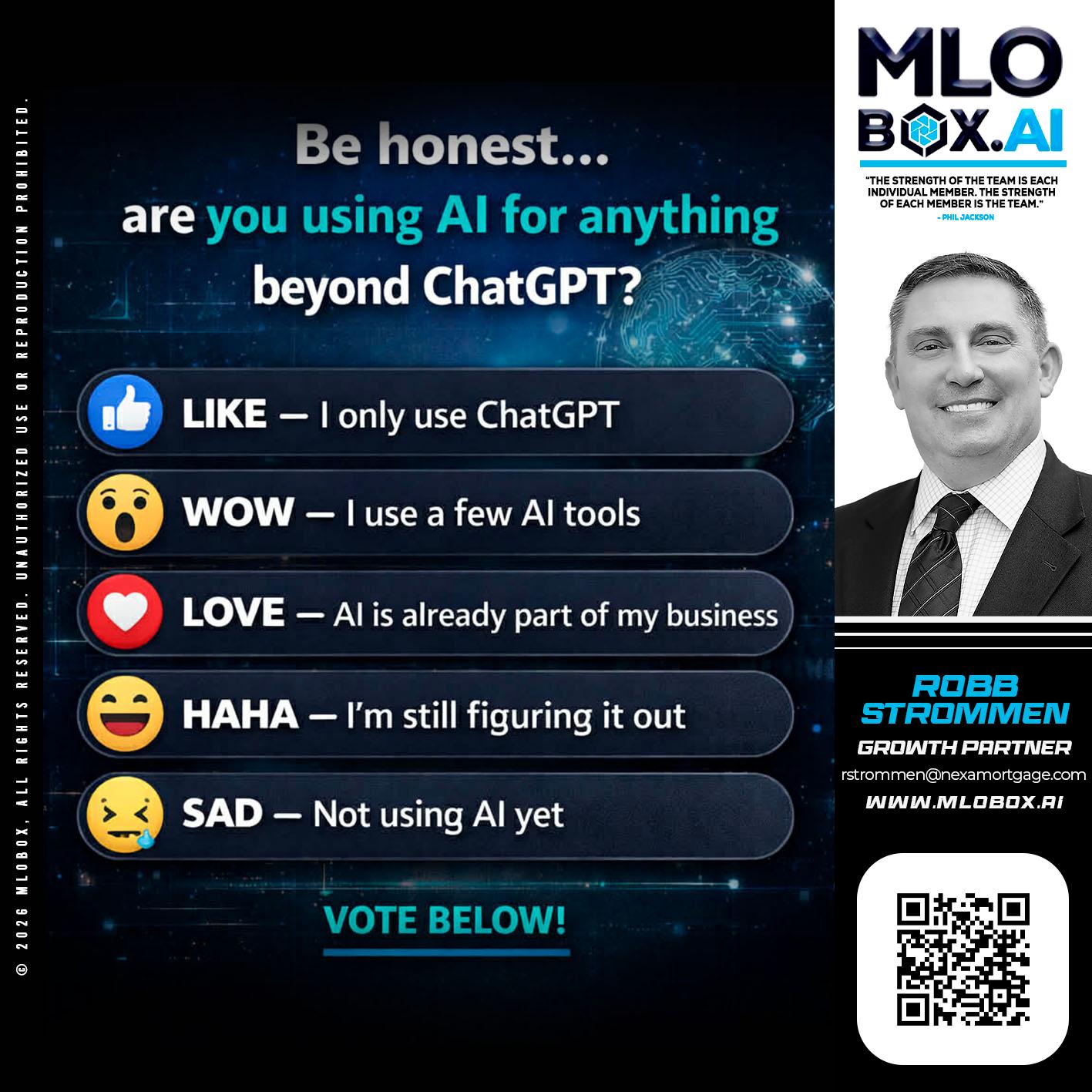 BE HONEST - Robb Strommen -Mortgage Loan Officer