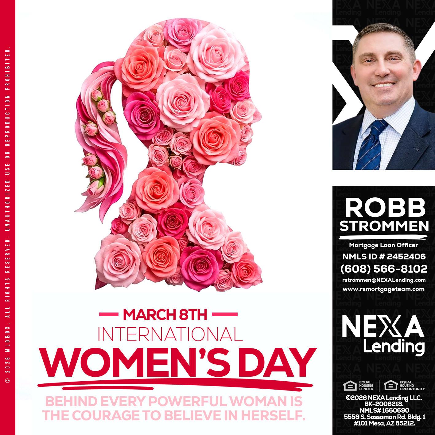 MARCH 8TH - Robb Strommen -Mortgage Loan Officer