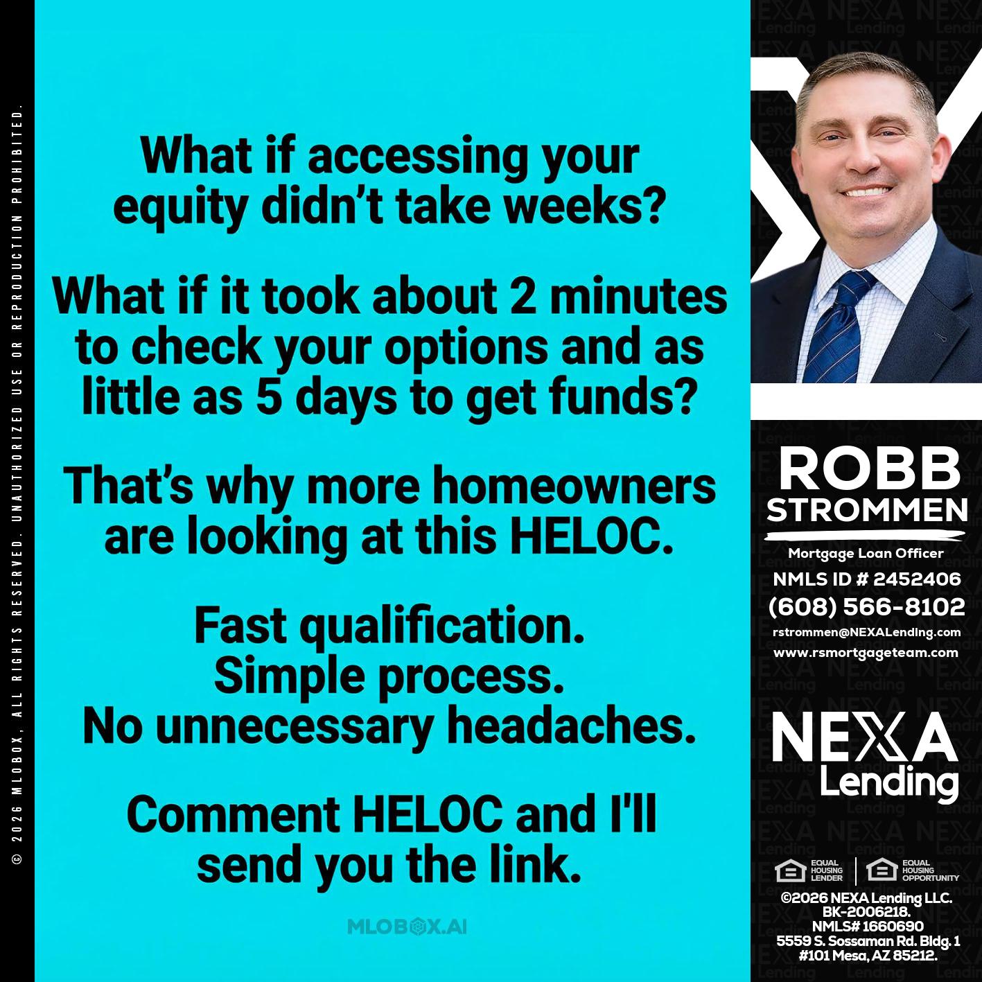 what if - Robb Strommen -Mortgage Loan Officer