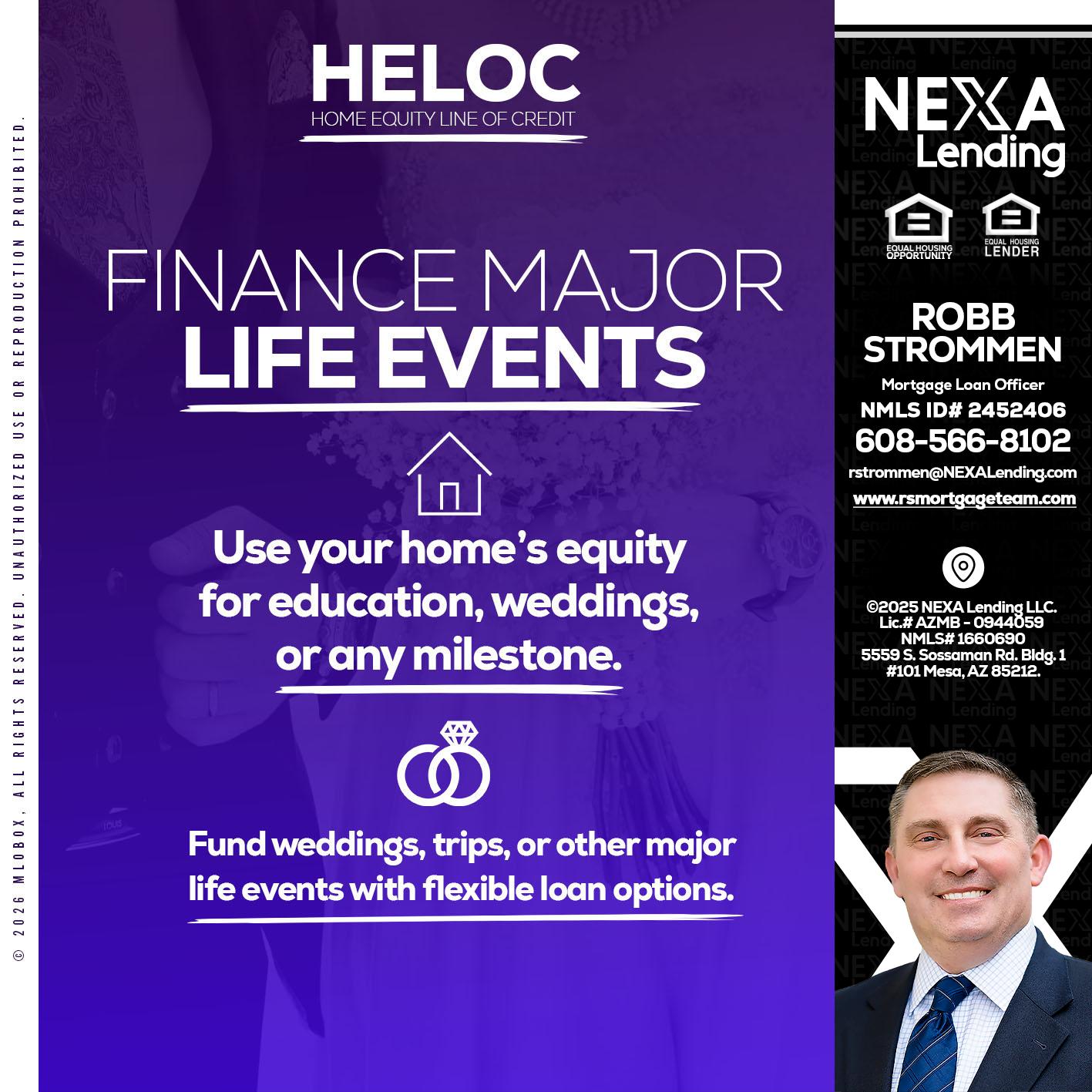 HELOC - Robb Strommen -Mortgage Loan Officer