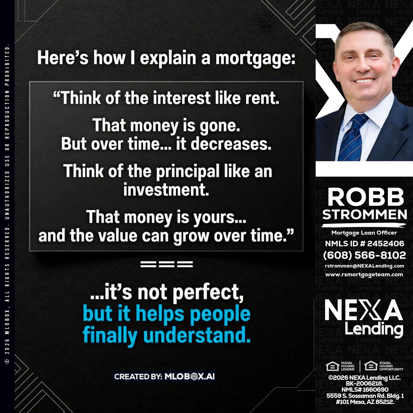 HERES NOW - Robb Strommen -Mortgage Loan Officer