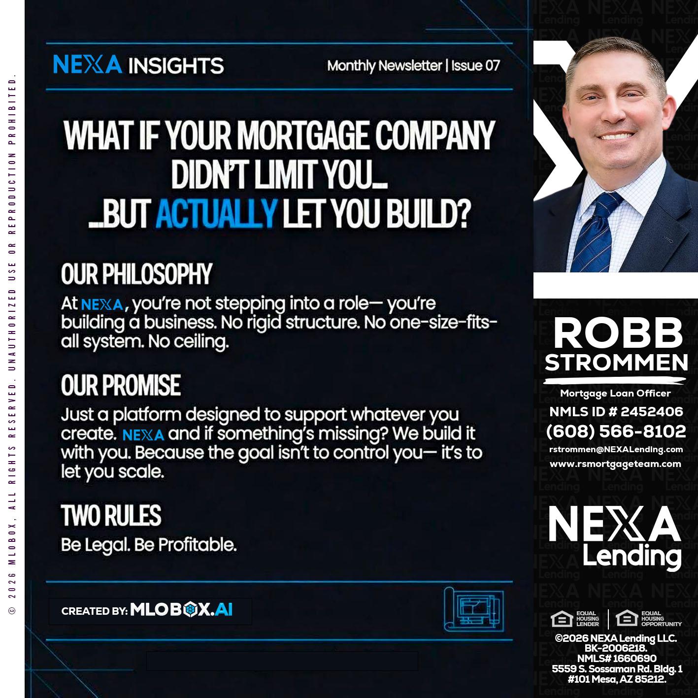NEXA INSIGHTS - Robb Strommen -Mortgage Loan Officer