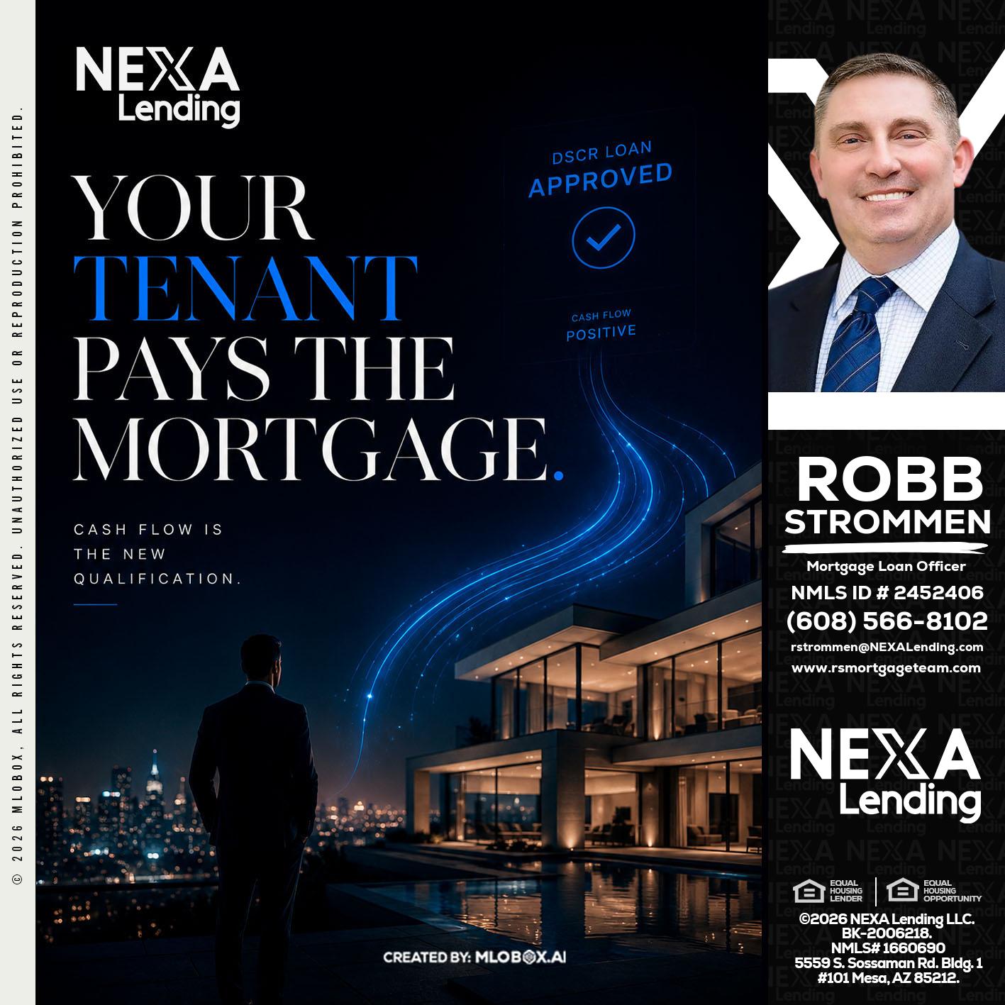 DSCR LOANS - Robb Strommen -Mortgage Loan Officer