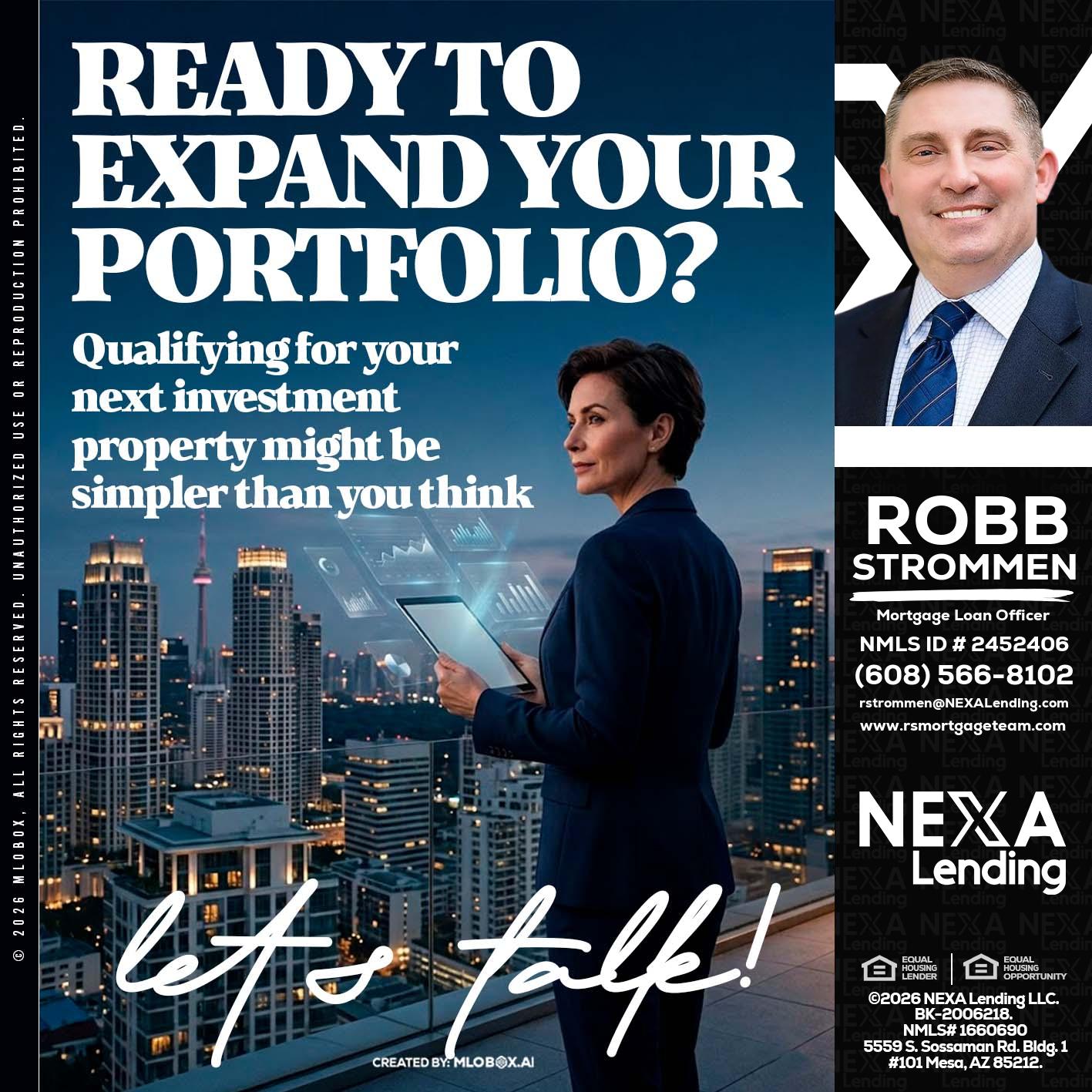 READY TO EXPAND - Robb Strommen -Mortgage Loan Officer