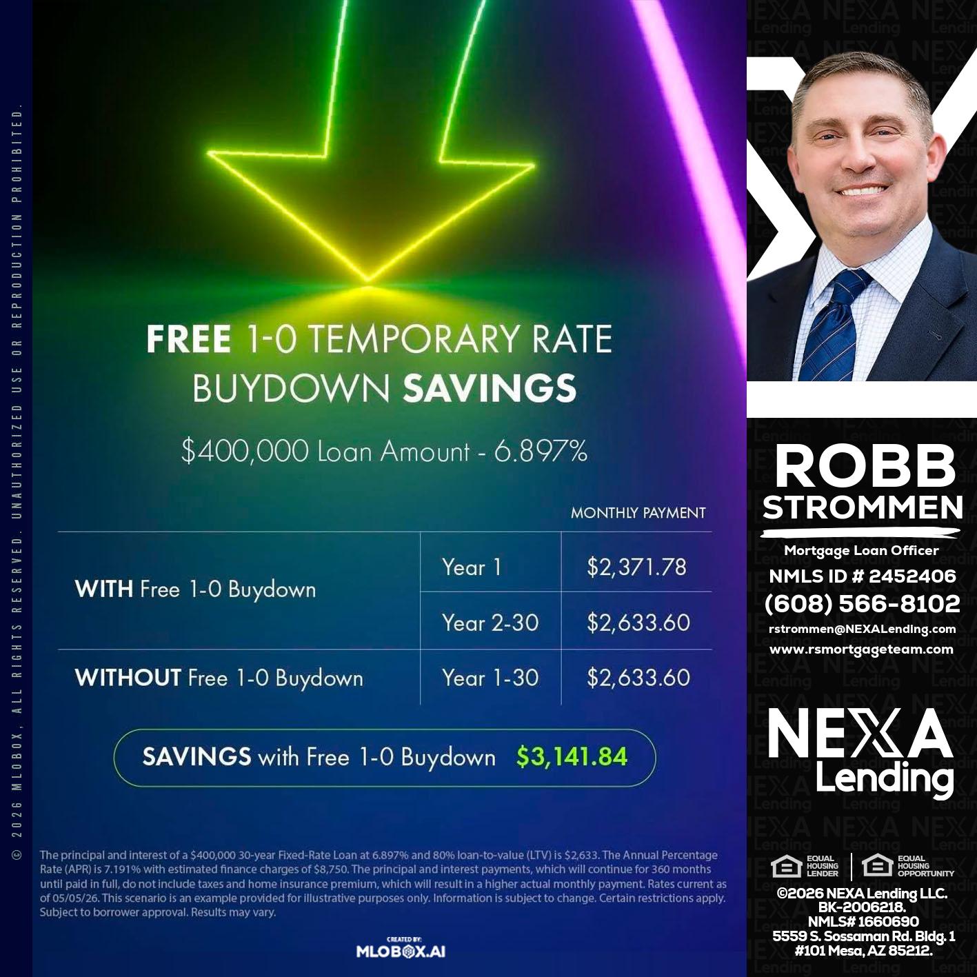 BUYDOWN - Robb Strommen -Mortgage Loan Officer