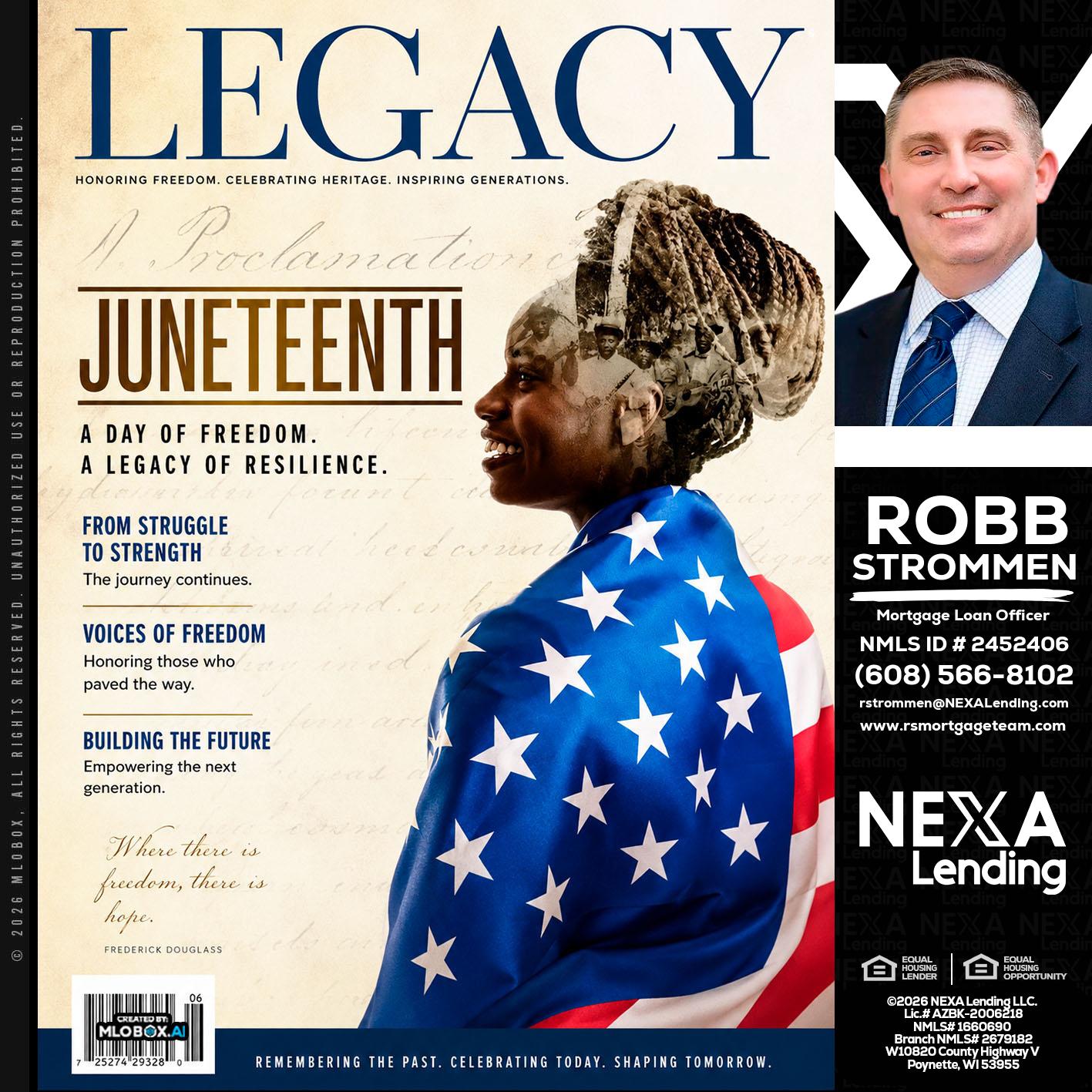 LEGACY - Robb Strommen -Mortgage Loan Officer