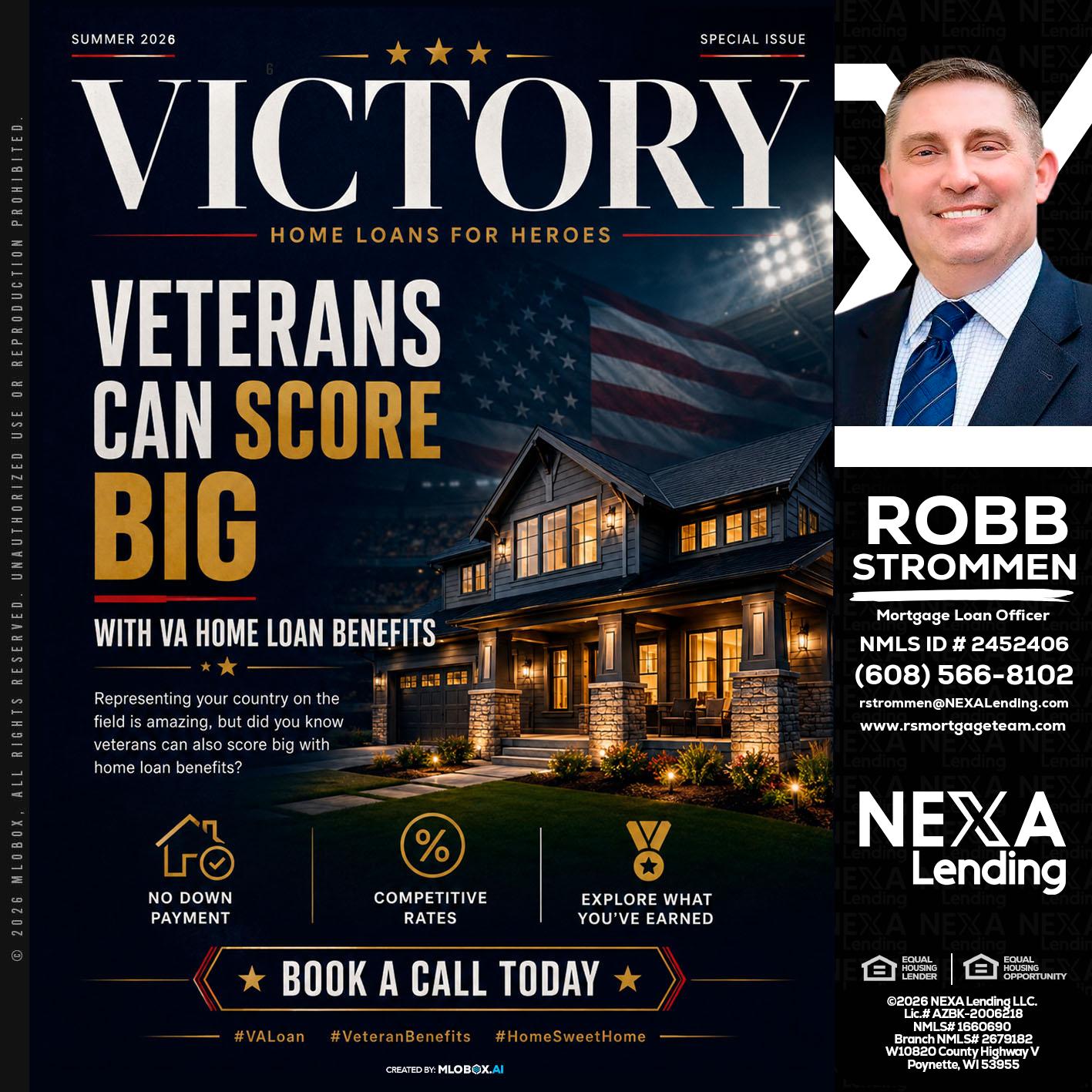 VICTORY - Robb Strommen -Mortgage Loan Officer