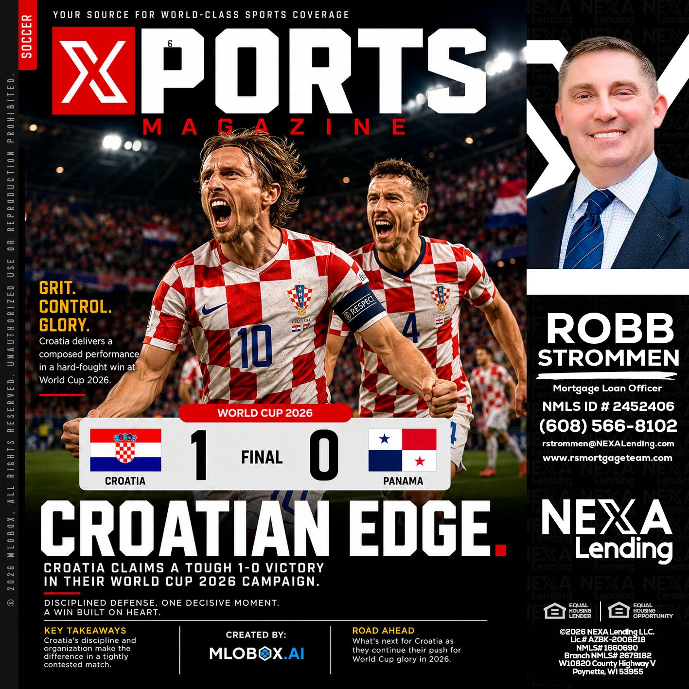 CROATIA 1-0 PANAMA - Robb Strommen -Mortgage Loan Officer