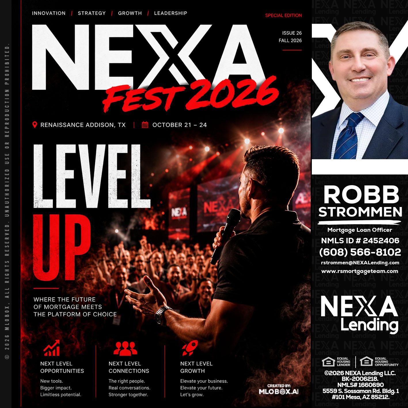 NEXA FEST 2026 - Robb Strommen -Mortgage Loan Officer