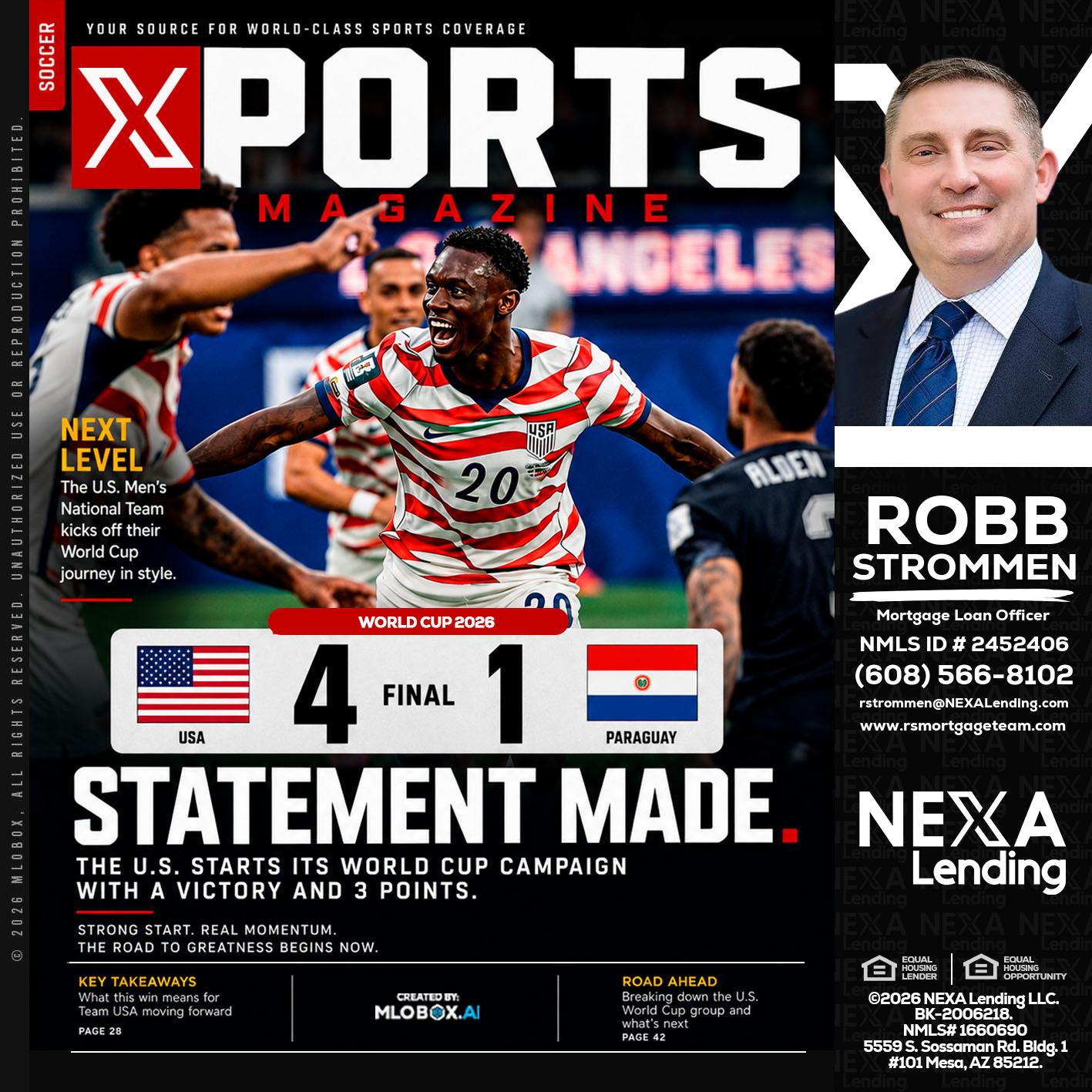 XPORTS - Robb Strommen -Mortgage Loan Officer