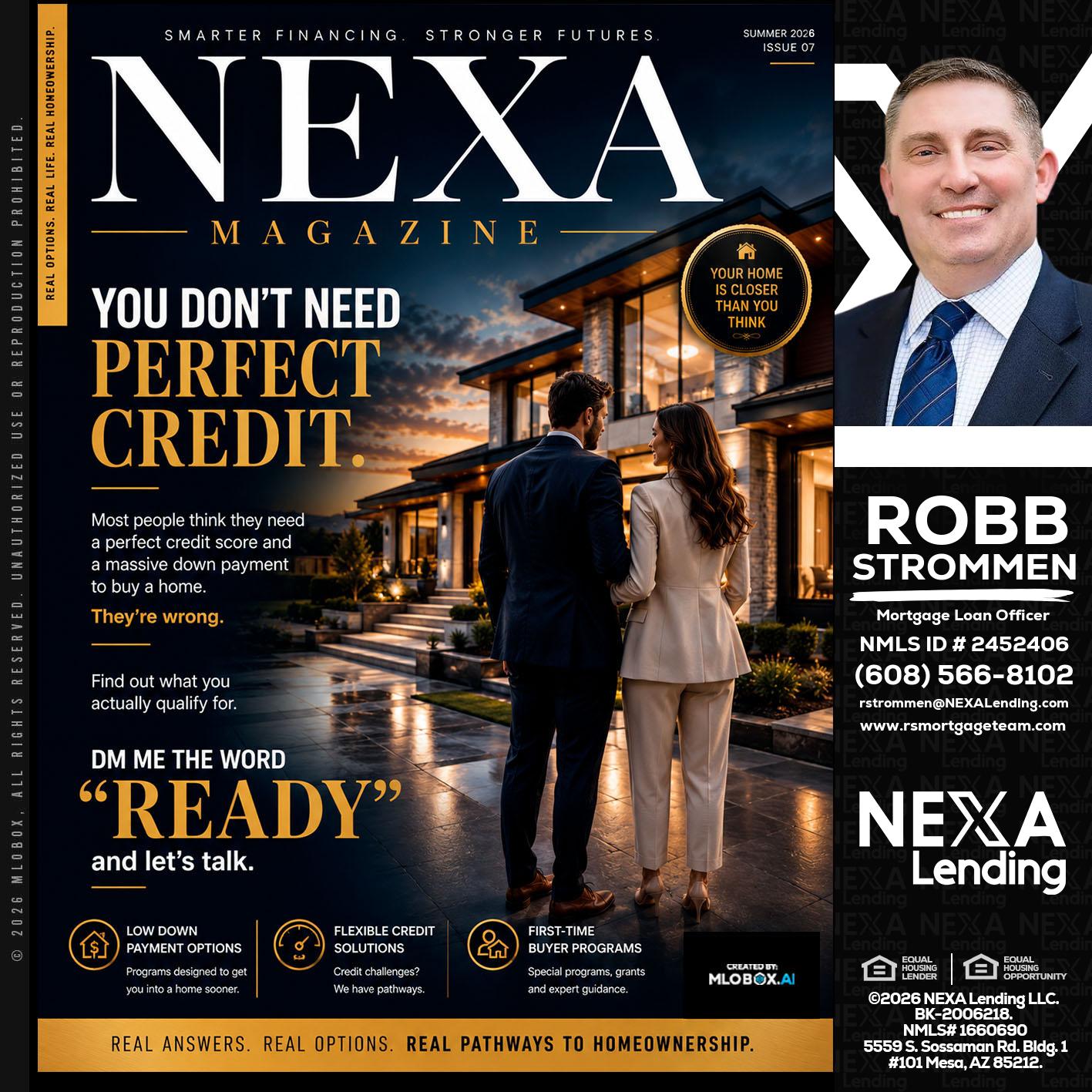 NEXA MAGAZINE - Robb Strommen -Mortgage Loan Officer