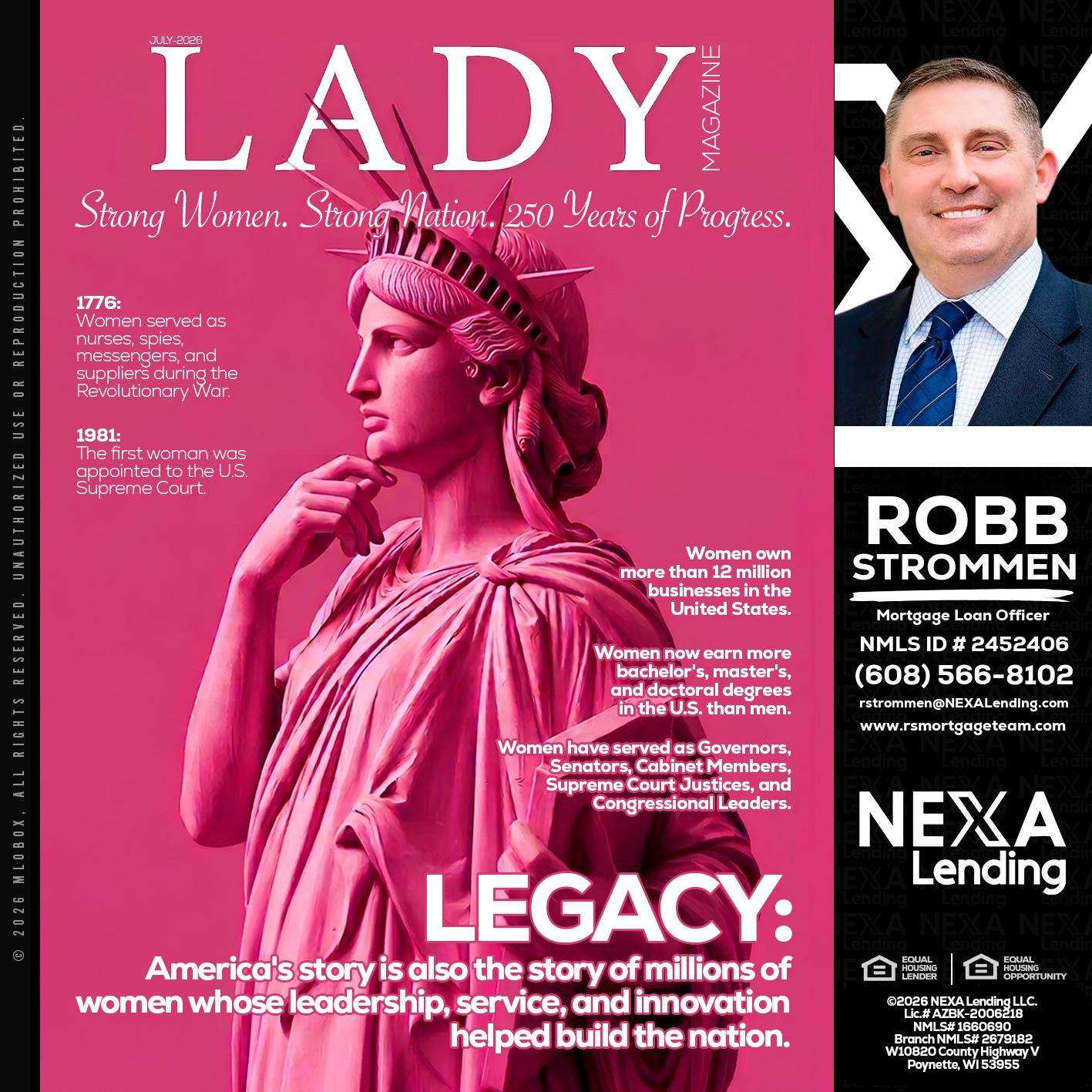 LADY LIBERTY! - Robb Strommen -Mortgage Loan Officer