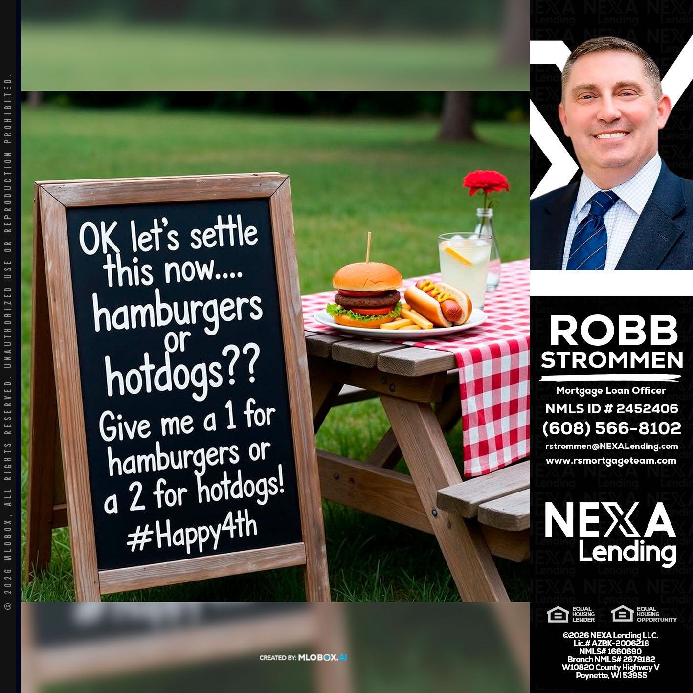 let settle this - Robb Strommen -Mortgage Loan Officer
