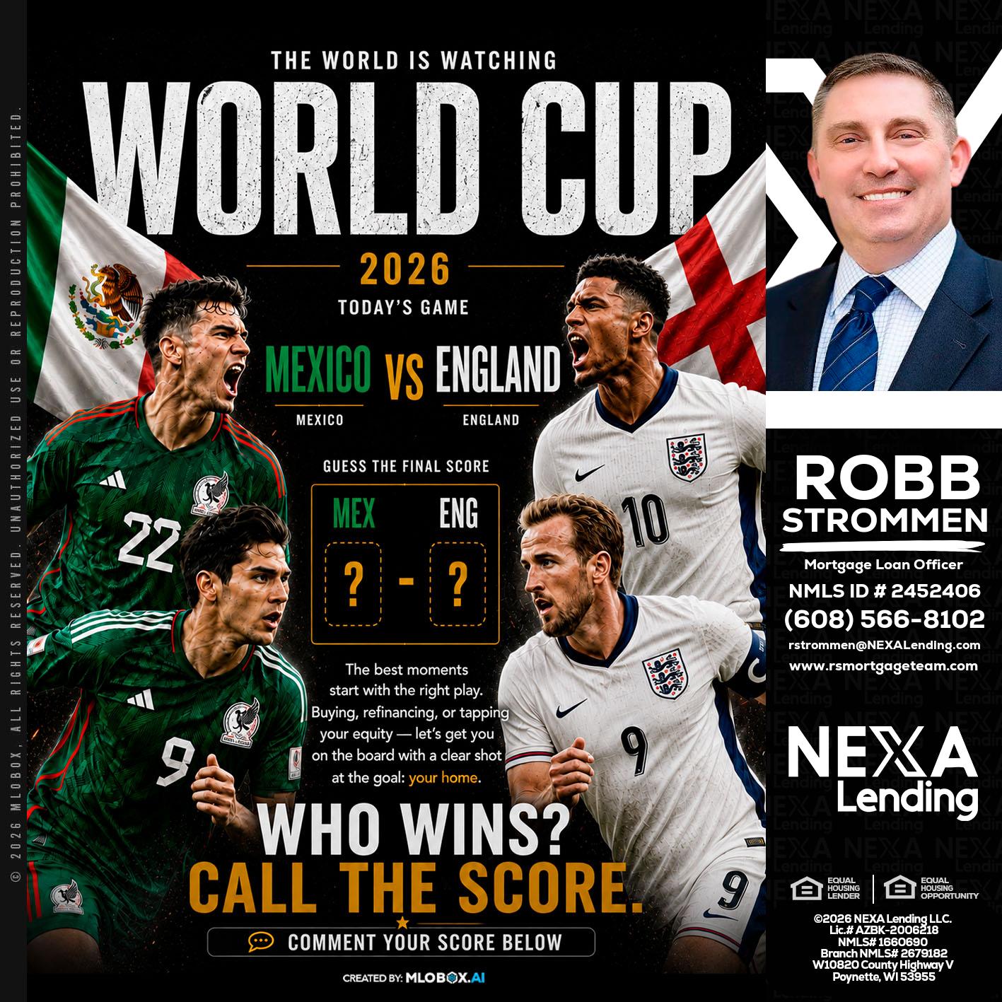 WHO'S WIN - Robb Strommen -Mortgage Loan Officer