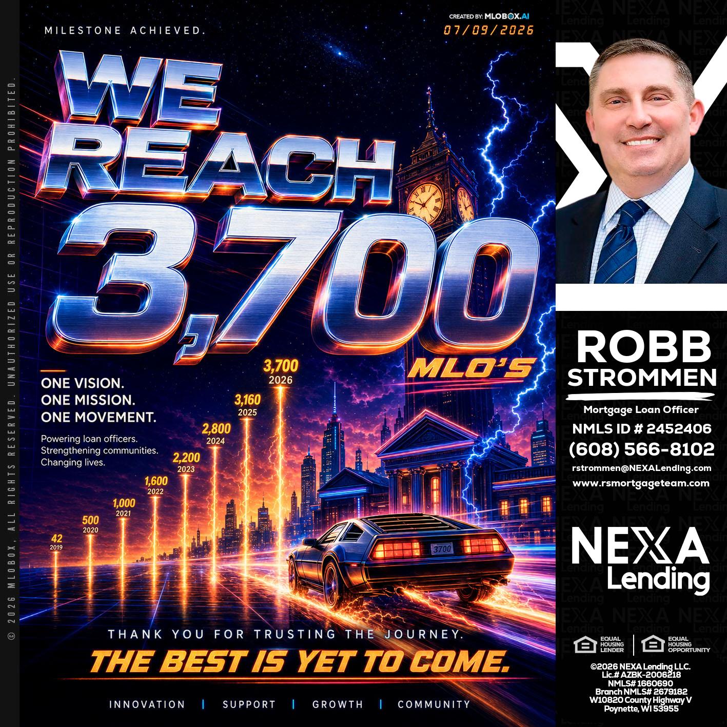 3700 MLOs - Robb Strommen -Mortgage Loan Officer