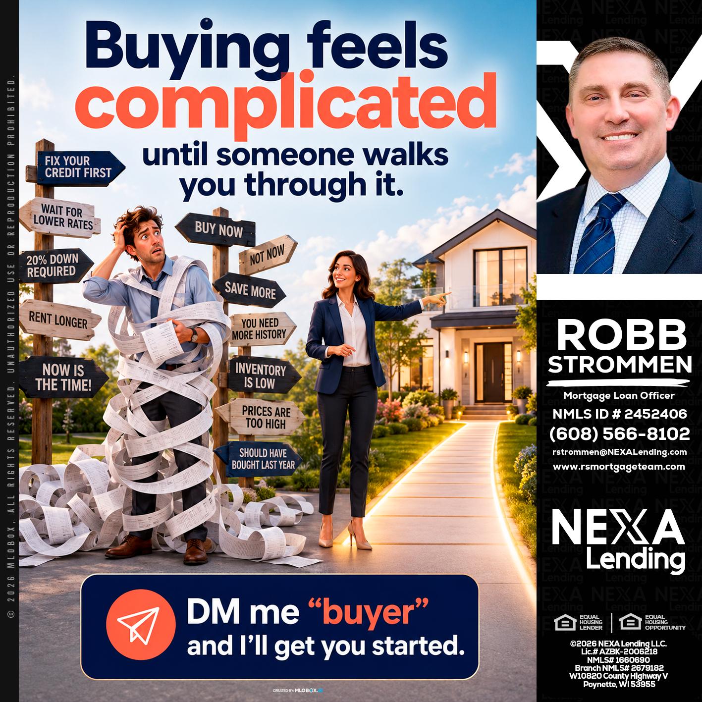 buying feels - Robb Strommen -Mortgage Loan Officer