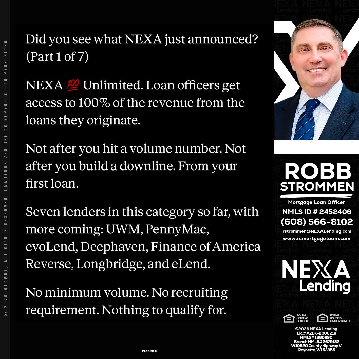 DID YOU KNOW - Robb Strommen -Mortgage Loan Officer