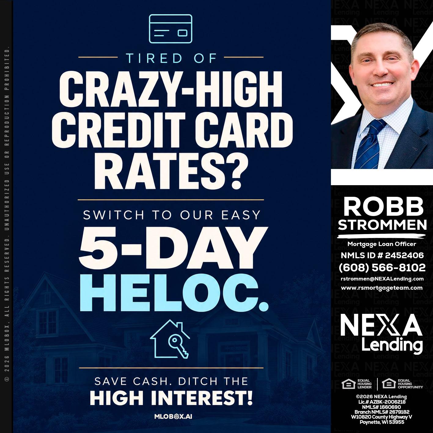 crazy high - Robb Strommen -Mortgage Loan Officer